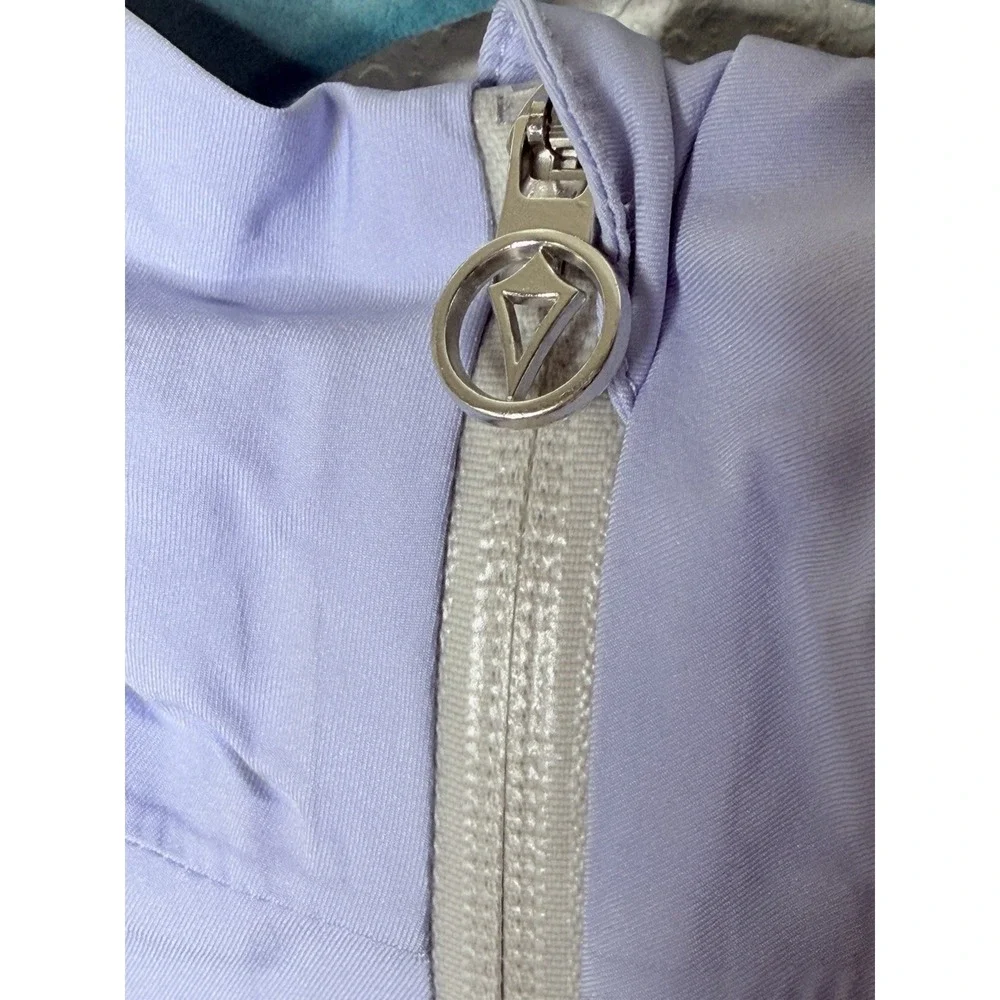Ivivva by Lululemon Girls Size 7 Lavender Hooded Lightweight Windbreaker Jacket